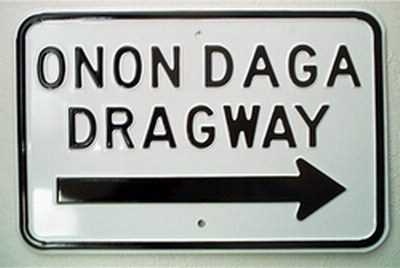 Onondaga Dragway - Sign